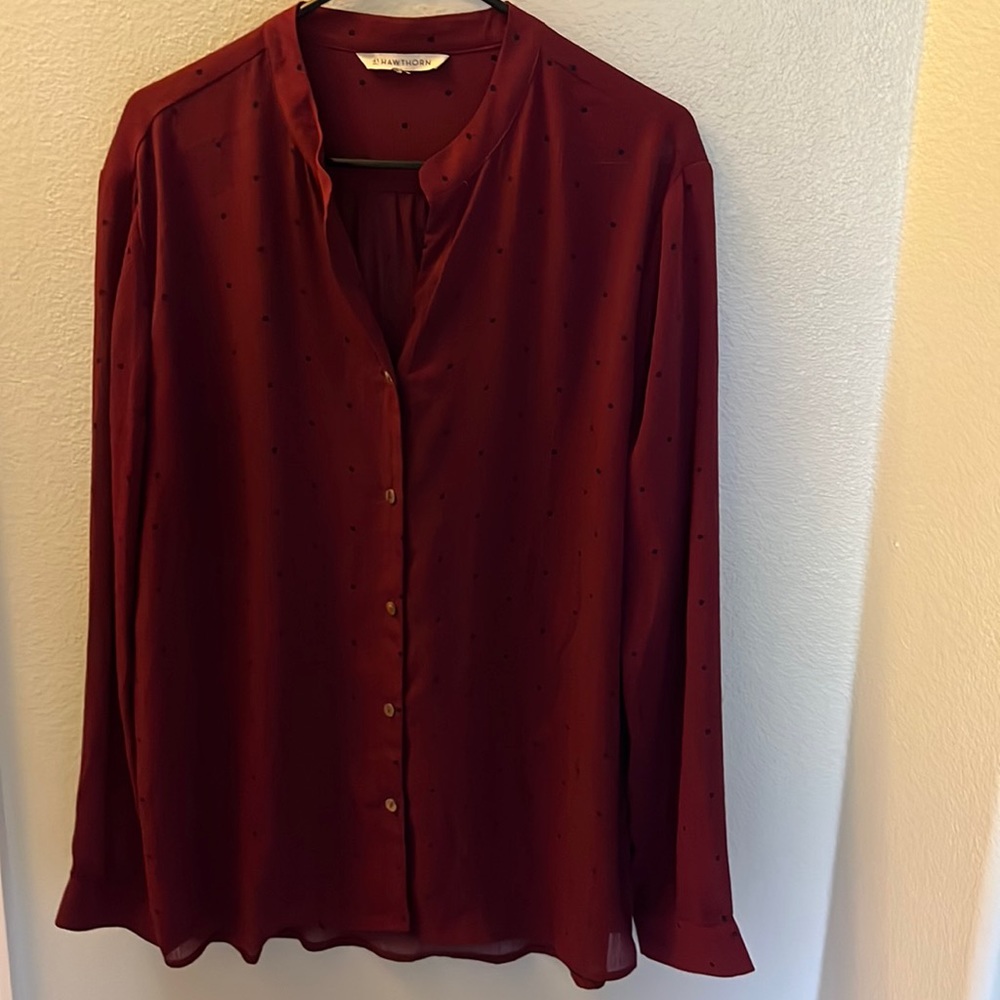 41 Hawthorn Red Button Down Shirt